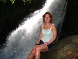 Layna at small falls