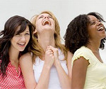 women laughing